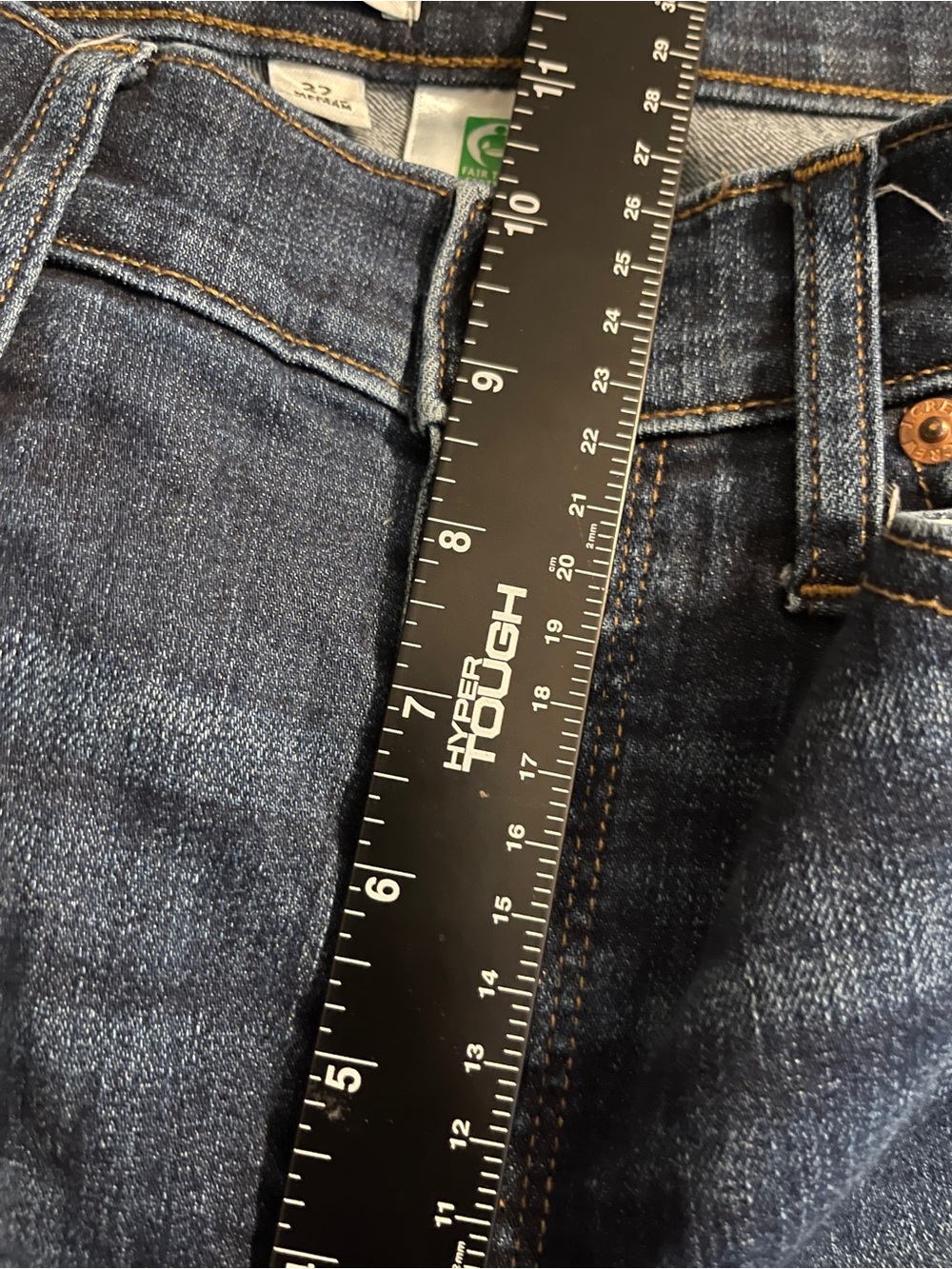 J. Crew Jeans Womens 27 Blue 9” Billie Demi Boot Crop Preppy Classic Chic Denim - Picture 10 of 11